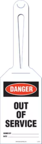 Loop Tag - Danger, Out of Service (10/Pack)