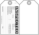 Inspected Self-Laminating Peel and Stick Safety Tag 