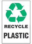 Recycle Sign, Plastic (With Symbol) 