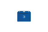 Blue Horizontal Multi-Card Holder