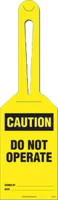 Loop Tag - Caution, Do Not Operate (10/Pack)