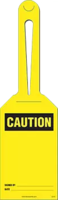 Loop Tag - Caution (10/Pack)