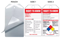Right-To-Know (Personal Protection Checklist) Safety Tag Kit