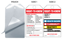 Right-To-Know (Health, Flammability And Reactivity) Safety Tag Kit