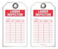 Inspection Safety Tag - Ladder Inspection