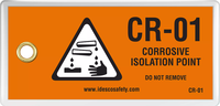 Corrosive Isolation Point Tag (10/Pack)