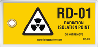 Radiation Isolation Point Tag (10/Pack)