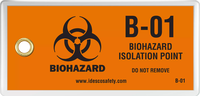 Biohazard Isolation Point Tag (10/Pack)