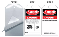 Danger, Tagout Self Laminating Tag Kit