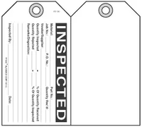 Inspected Self-Laminating Peel and Stick Safety Tag 