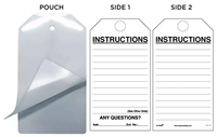 Instructions Self-Laminating Safety Tag Kit