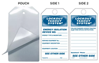 Lockout Tagout System  Self-Laminating Safety Tag Kit