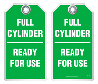 Safety Tag - Full Cylinder, Ready For Use