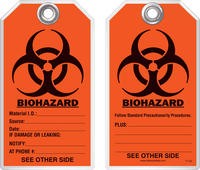 Safety Tag - Biohazard