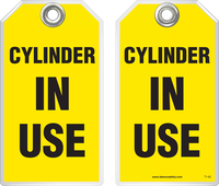 Safety Tag - Cylinder, In Use