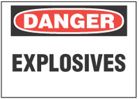 Danger Sign, Explosives 