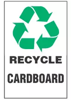 Recycle Sign, Cardboard (With Symbol) 