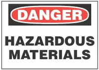 Danger Sign, Hazardous Materials 