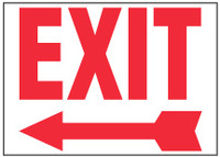 Exit Sign (Left Arrow) 