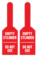 Loop Tag - Empty Cylinder, Do Not Use (10/Pack)
