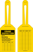 Loop Tag - Crane Inspection (10/Pack)