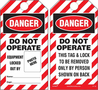 Self-Laminated Safety Tags