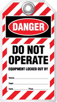 'Do Not Operate' Lockout Tags