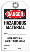 Hazardous Materials Safety Tags