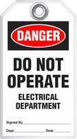 Electrical Safety Tags