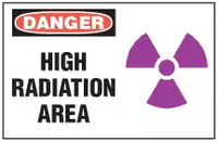 Radiation & Laser Warning Signs