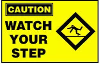 Walking & Traffic Hazard Signs